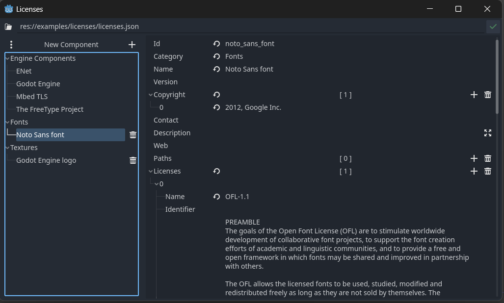 license manager screenshot